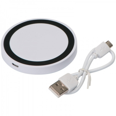 Logo trade promotional merchandise image of: Induction charger KARTHAGO