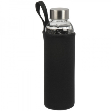 Logo trade promotional merchandise photo of: Glass bottle KLAGENFURT 500 ml