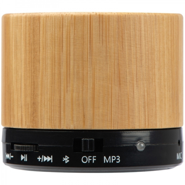 Logo trade promotional products image of: Bamboo bluetooth speaker FLEEDWOOD