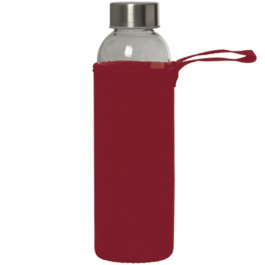 Logo trade business gifts image of: Glass bottle KLAGENFURT 500 ml