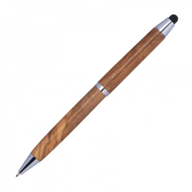 Logotrade corporate gift image of: Wooden ballpen with touch function ERFURT