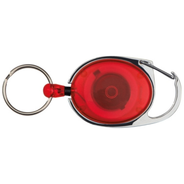 Logo trade promotional gifts image of: Ski-Pass with Carabiner Keyring EMPLOYEE