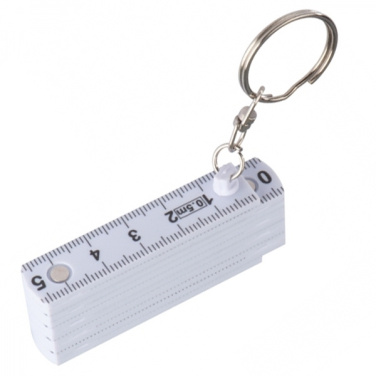 Logo trade promotional items image of: Keyring with 0,5m ruler