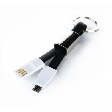 Logotrade advertising product picture of: Data transfer cable and keyring