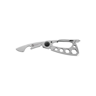 Logo trade promotional merchandise photo of: Multifunctional tool BURUNDI Schwarzwolf
