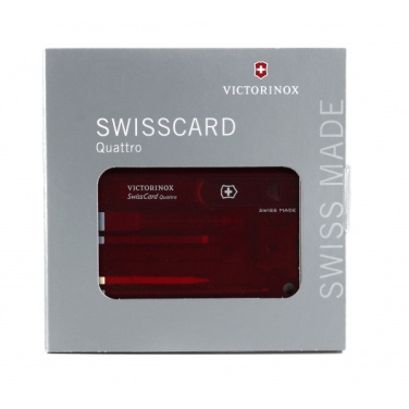 Logotrade promotional merchandise photo of: SwissCard Quattro Victorinox