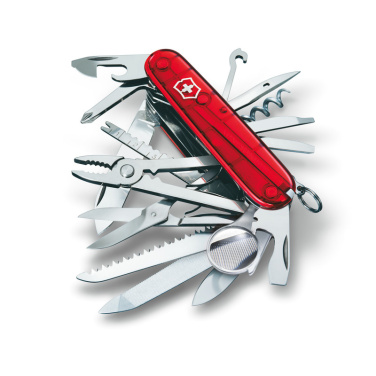 Logo trade promotional merchandise image of: Pocket knife SwissChamptransparent Victorinox