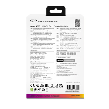 Logo trade promotional gifts image of: Hard Disc Silicon Power Armor A85