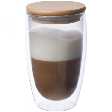 Logo trade promotional merchandise picture of: Double-walled glass ZAKOPANE 500 ml