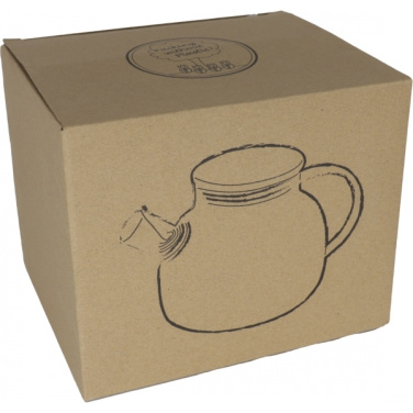 Logotrade promotional items photo of: Glass jug with bamboo lid FRANKFURT 1000ml