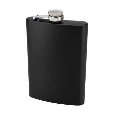 Logotrade promotional gift image of: Hip flask OLYMPOS Schwarzwolf