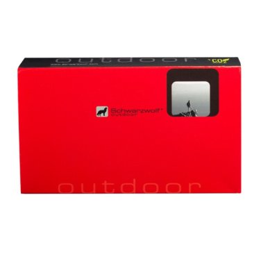 Logo trade promotional merchandise photo of: Trevel wallet ATBARA Schwarzwolf