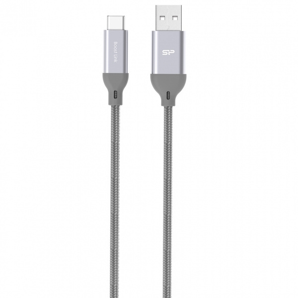 Logotrade promotional merchandise photo of: Nylon data transfer cable LK30 Type - C Quick Charge 3.0