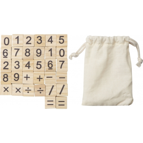 Logotrade promotional merchandise photo of: Wooden counting game LIBEREC