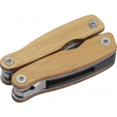 Logotrade business gifts photo of: Multifunction tool bamboo LEEDS