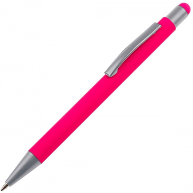 Logo trade corporate gifts picture of: Metal ballpen touch pen soft touch SALT LAKE CITY