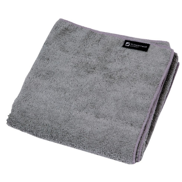 Logo trade promotional gift photo of: Towel LOBOS Schwarzwolf