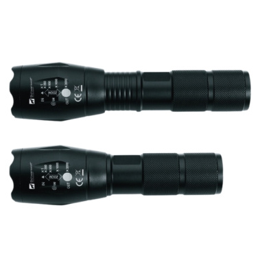 Logo trade advertising products picture of: Flashlight ANTELAO Schwarzwolf