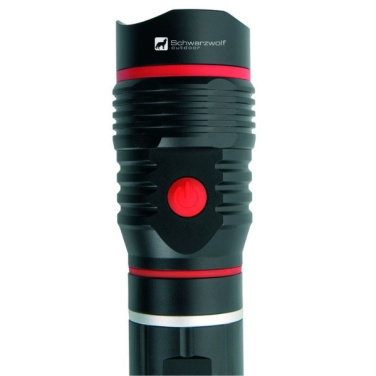 Logo trade promotional products image of: Flashlight BIWA Schwarzwolf