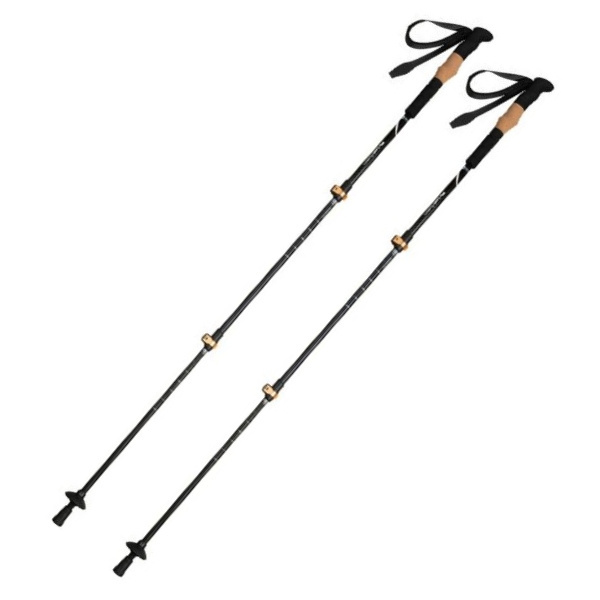 Logotrade corporate gift image of: Trekking poles DENALI Schwarzwolf