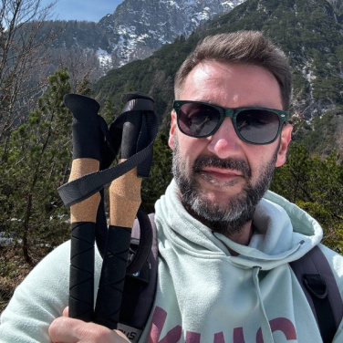 Logo trade corporate gifts picture of: Trekking poles DENALI Schwarzwolf