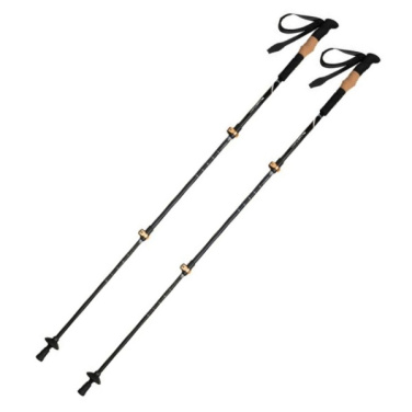 Logo trade corporate gifts picture of: Trekking poles DENALI Schwarzwolf