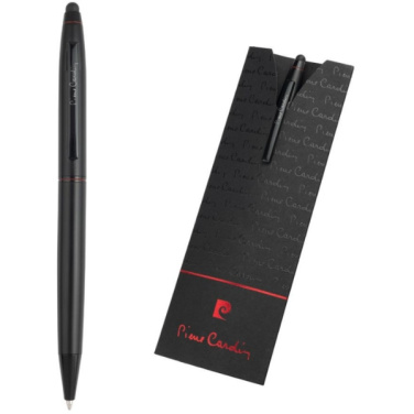 Logo trade promotional items image of: Metal ballpoint pen, touch pen RENDOME Pierre Cardin