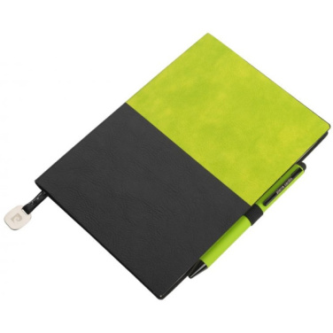 Logo trade advertising products picture of: Notepad A5 & ballpoint pen REPORTER Pierre Cardin