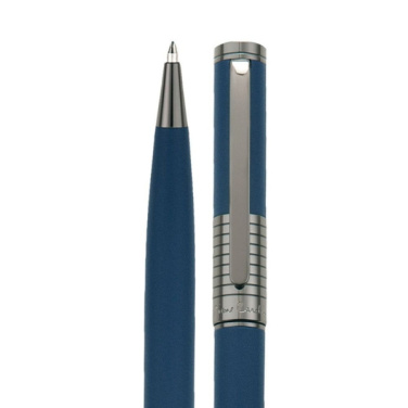 Logo trade promotional giveaways image of: Metal ballpoint pen EVOLUTION Pierre Cardin