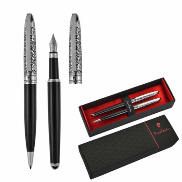 Logotrade promotional gift picture of: Writing set ballpoint pen & fountain pen JACQUES Pierre Cardin