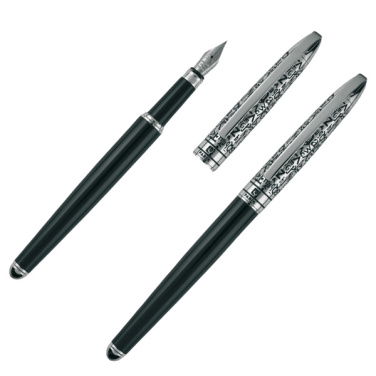 Logotrade promotional product image of: Writing set ballpoint pen & fountain pen JACQUES Pierre Cardin