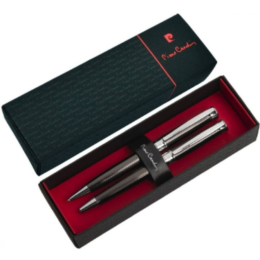 Logotrade promotional gifts photo of: Metal set of ballpoint pen and roller ROI