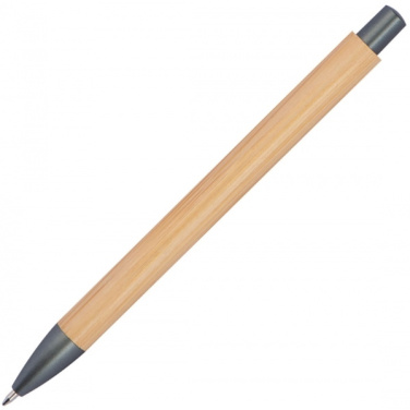 Logo trade promotional items picture of: Bamboo ballpen BERINGEN