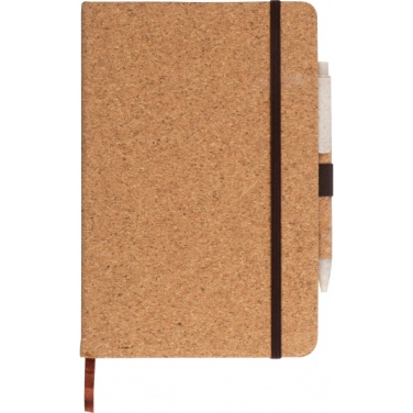 Logo trade promotional products picture of: A5 Notebook BASTOGNE