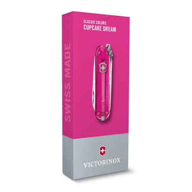 Logo trade promotional giveaway photo of: Pocket knife Classic SD transparent Victorinox