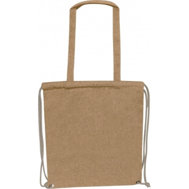 Logo trade business gifts image of: Recycled cotton bag ADDISON