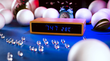 Logo trade advertising product photo of: Desk clock TRONDHEIM