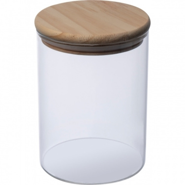 Logo trade corporate gift photo of: Pojemnik szklany OSAKA 700 ml