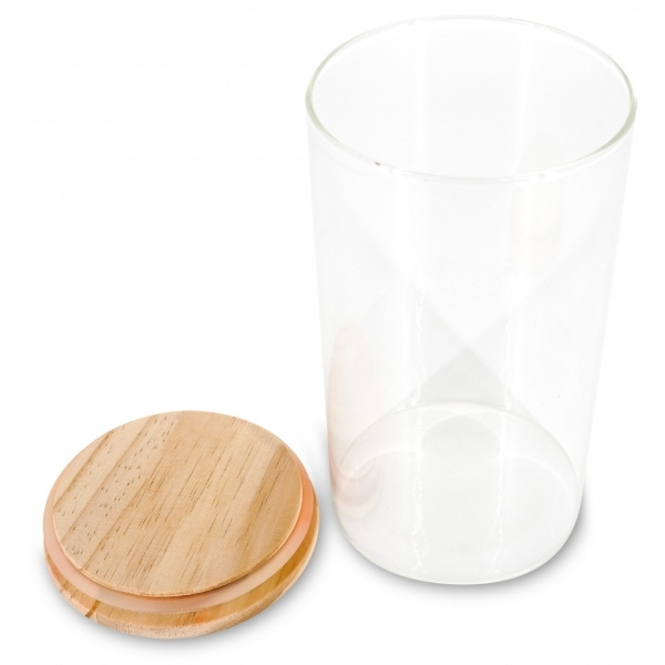 Logo trade promotional product photo of: Borosilicate container ONTARIO 1000 ml