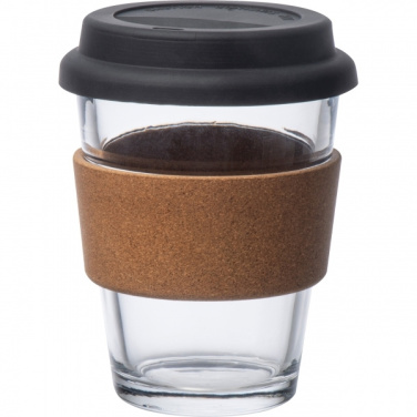 Logo trade promotional items picture of: Glass drinking cup WROCŁAW 350ml