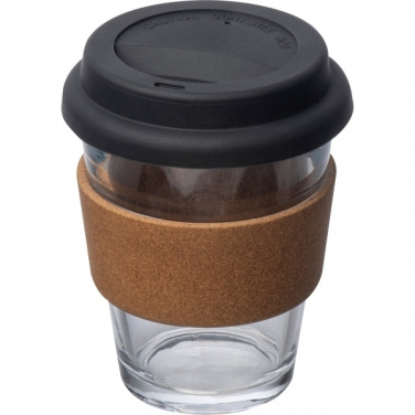Logotrade advertising product picture of: Glass drinking cup WROCŁAW 350ml
