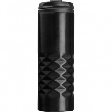 Logo trade advertising products picture of: Thermal stainless steel mug SANTANDER 500 ml