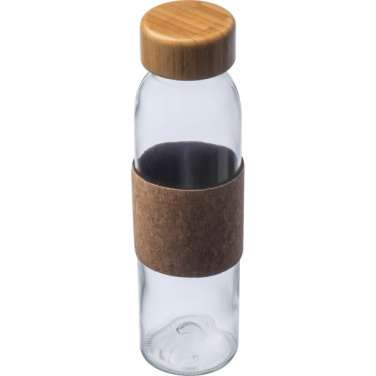 Logotrade business gift image of: Glass bottle SKOPJE 500 ml