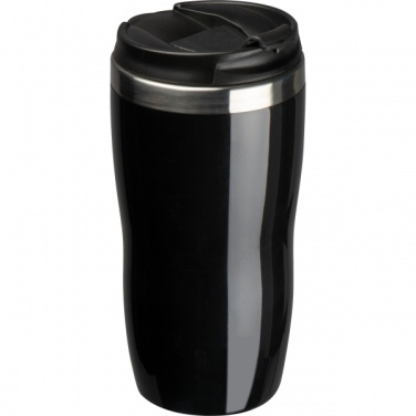 Logo trade promotional giveaways image of: Set of vacuum flask and drinking cup SPLIT 450 ml