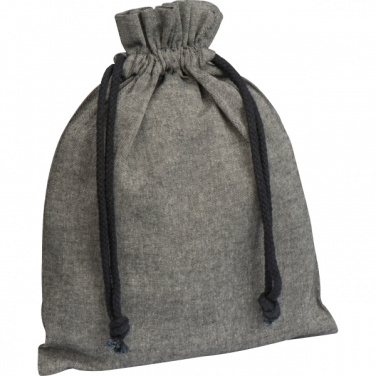 Logo trade promotional items picture of: Recycled cotton bag PASADENA