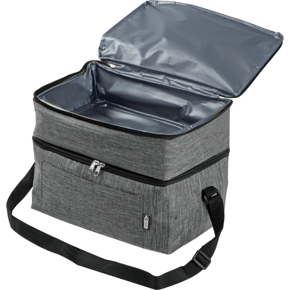 Logo trade corporate gifts image of: RPET cooler bag PERTH
