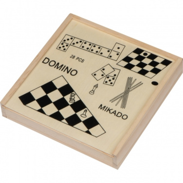 Logotrade business gift image of: Wooden game collection RIGA