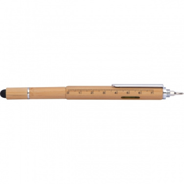 Logo trade business gifts image of: 6in1 multifunctional pen COIMBRA