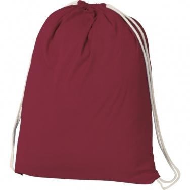 Logotrade corporate gift picture of: Cotton gym bag BUDAPEST