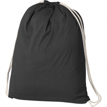 Logo trade corporate gifts image of: Cotton gym bag BUDAPEST